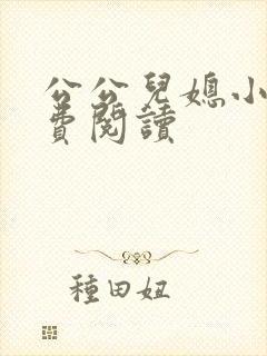 公公儿媳小说免费阅读