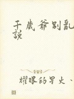 千岁爷别乱来小说