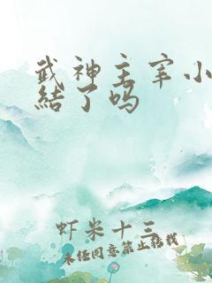 武神主宰小说完结了吗