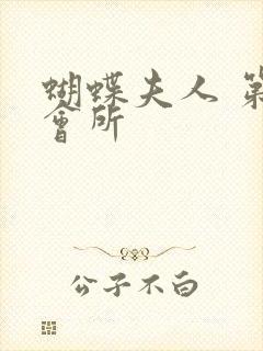 蝴蝶夫人 第一会所