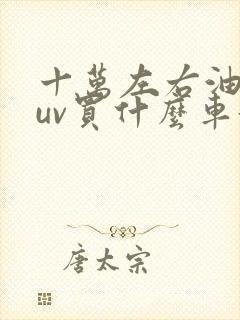 十万左右油车suv买什么车好