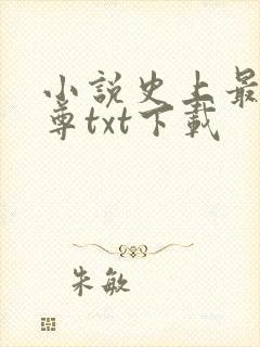 小说史上最狂至尊txt下载