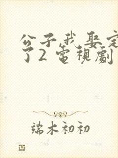 公子,我娶定你了2 电视剧