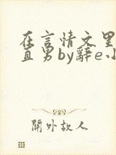 在言情文里抢直直男by辞e小说