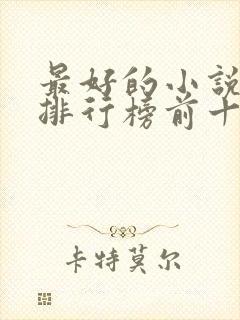 最好的小说软件排行榜前十名