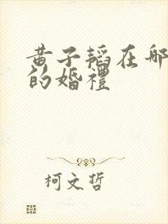 黄子韬在哪里办的婚礼