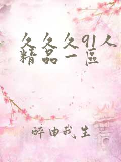 久久久91人妻精品一区