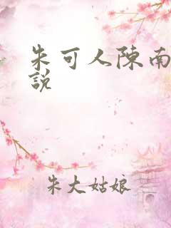 朱可人陈南的小说