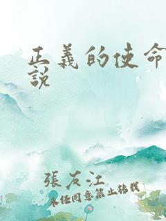 正义的使命 小说