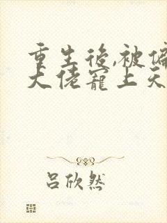 重生后,被偏执大佬宠上天