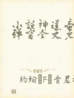 小说神道帝尊无弹窗全文免费阅读