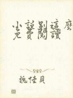 小说别这么对我免费阅读