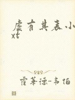 虚有其表小说txt