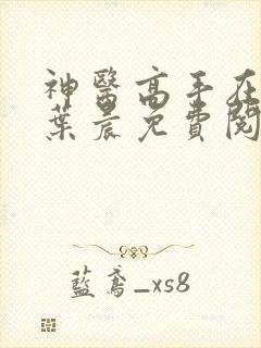 神医高手在都市叶晨免费阅读