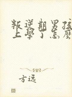 叛逆期男孩不想上学了怎么办