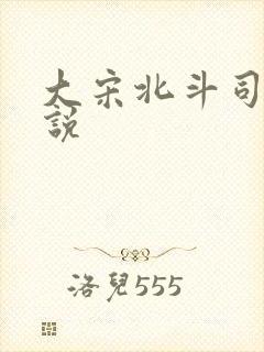 大宋北斗司 小说