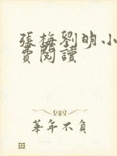 张梅刘明小说免费阅读