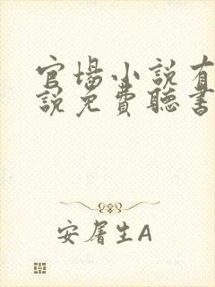 官场小说有声小说免费听书