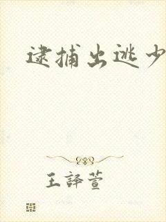 逮捕出逃少奶奶