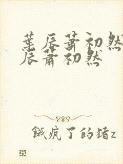 叶辰萧初然 叶辰萧初然