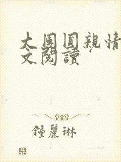 大团圆亲情会全文阅读