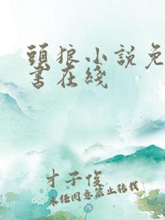 头狼小说免费听书在线