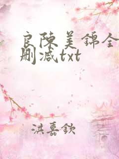 良陈美锦全文无删减txt
