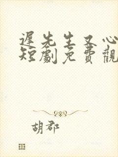 迟先生又心动了短剧免费观看最新一