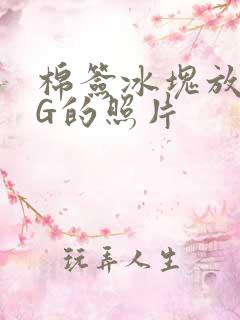 棉签冰块放入PG的照片