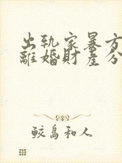 出轨家暴方起诉离婚财产分割