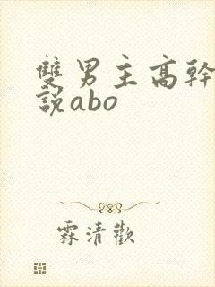 双男主高干文小说abo