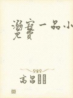 溺宠一品小狂妻免费