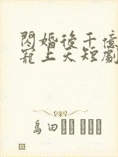 闪婚后千亿总裁宠上天短剧免费观看