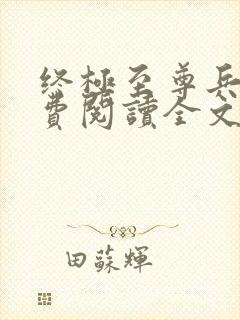 终极至尊兵王免费阅读全文