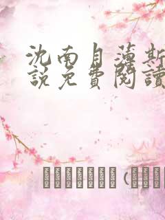 沈南月薄斯臣小说免费阅读最新章节