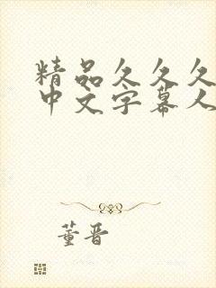 精品久久久久久中文字幕人妻最新