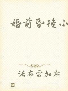 婚前昏后小说
