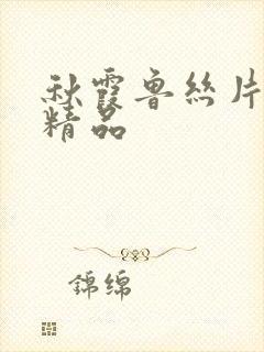 秋霞鲁丝片午夜精品