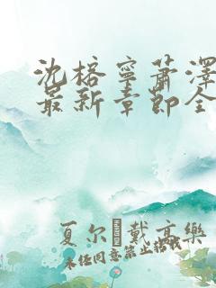 沈榕宁萧泽小说最新章节全文阅读