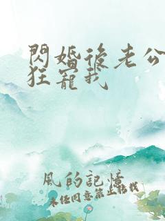 闪婚后老公每天狂宠我