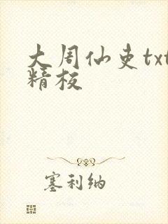 大周仙吏txt精校