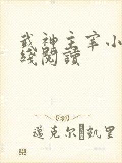 武神主宰小说在线阅读