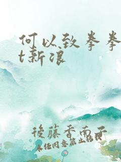 何以致拳拳txt新浪