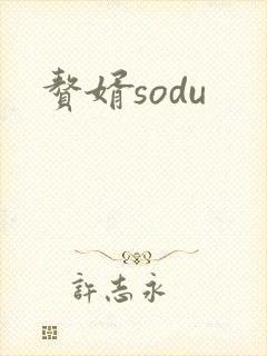 赘婿sodu