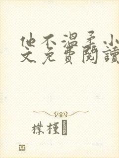 他不温柔小说全文免费阅读无弹窗