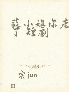 苏小姐你老公掉了 短剧