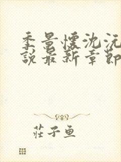 季景怀沈沅溪小说最新章节免费阅读