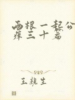 两根一起公憩止痒三十篇