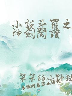 小说斗罗之灵珠神剑阅读