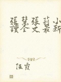 张慧张莉小说阅读全文最新章节